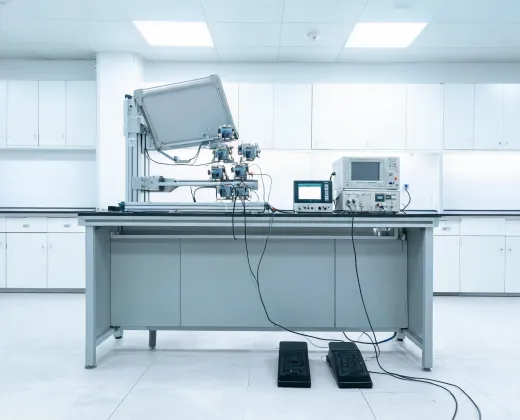 Mechanical testing bench