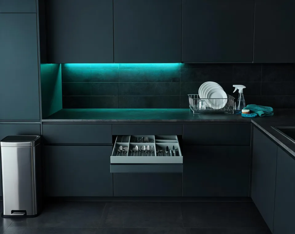 Simplehuman product lookbook kitchen scene